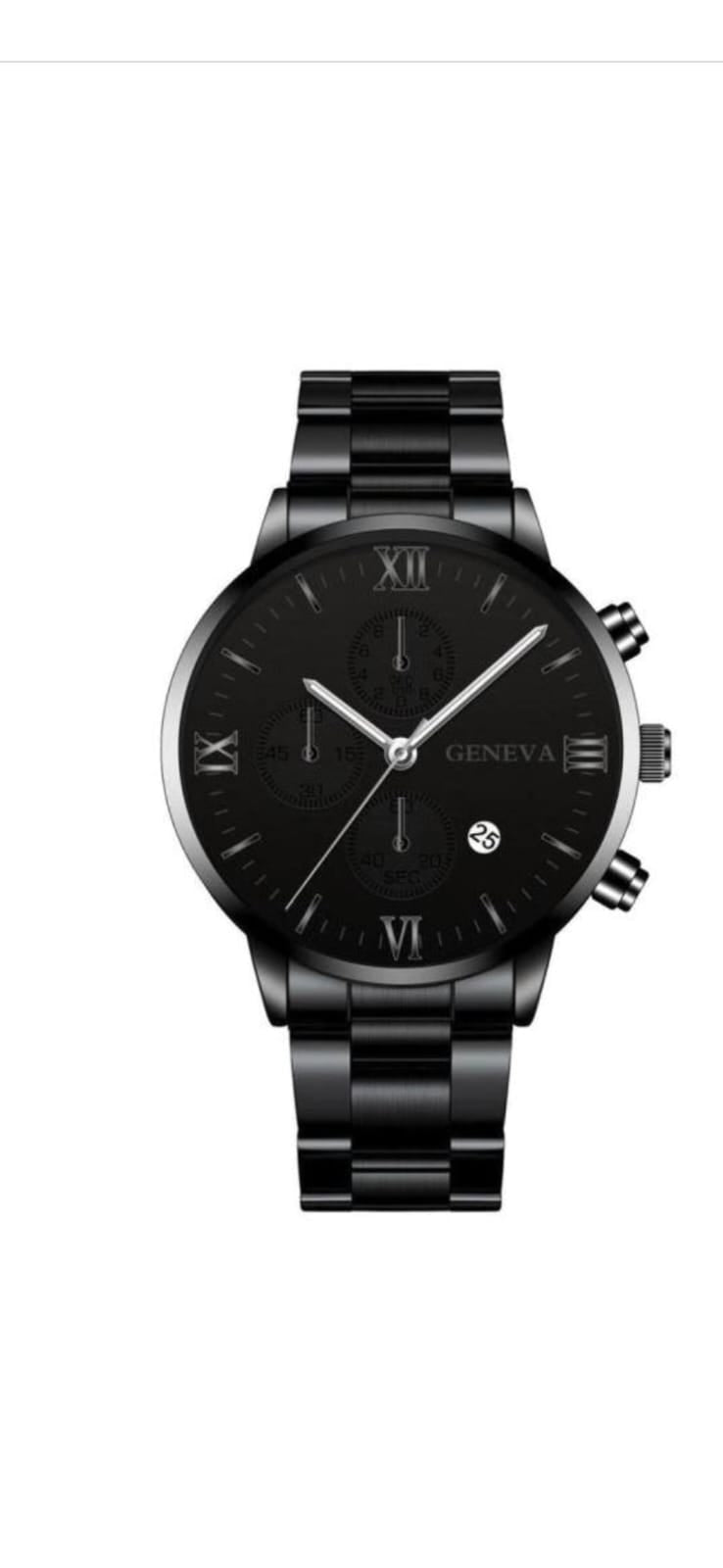 Ceas Bărbătesc Geneva-Negru