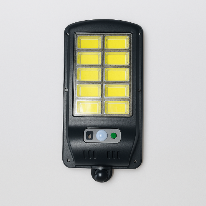 Lampa LED Solara stradala, 119 Led SMD,, cu Senzor si telecomanda.