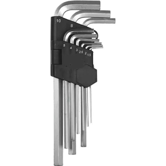 Set 10 imbusuri hexagonale lungi, profesionale Z-TOOLS